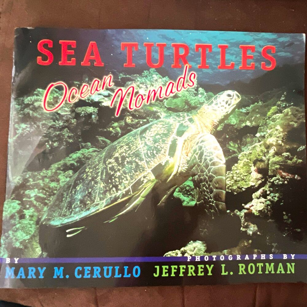 Sea Turtles: Ocean Nomads by Mary M. Cerullo Hardcover Paths to Discovery 1997